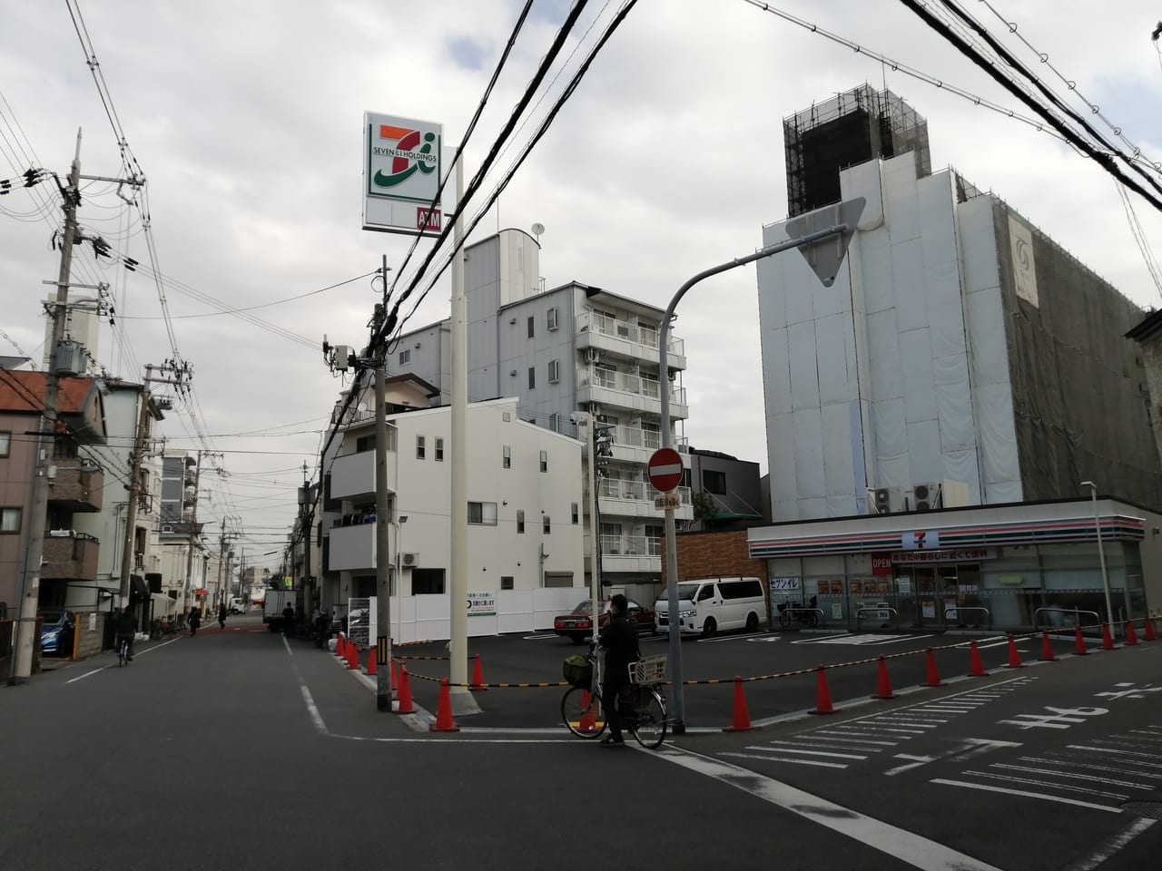 大阪市都島区　セブンイレブン大阪高倉町1丁目店　オープン　2021年1月30日　都島郵便局